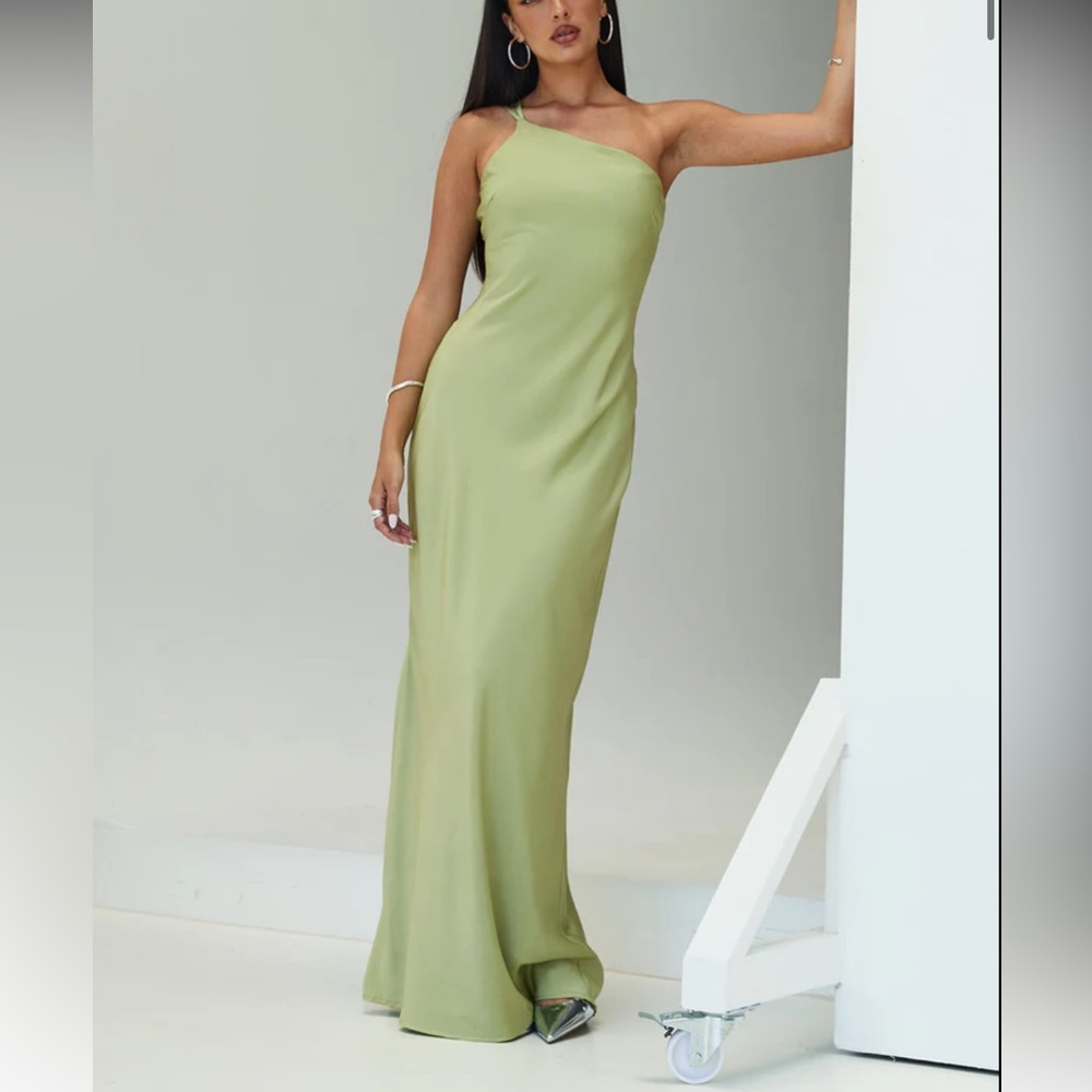 Princess Polly Nehemiah Green Evening Dress